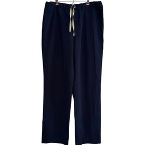 Figs technical collection navy blue straight leg pants